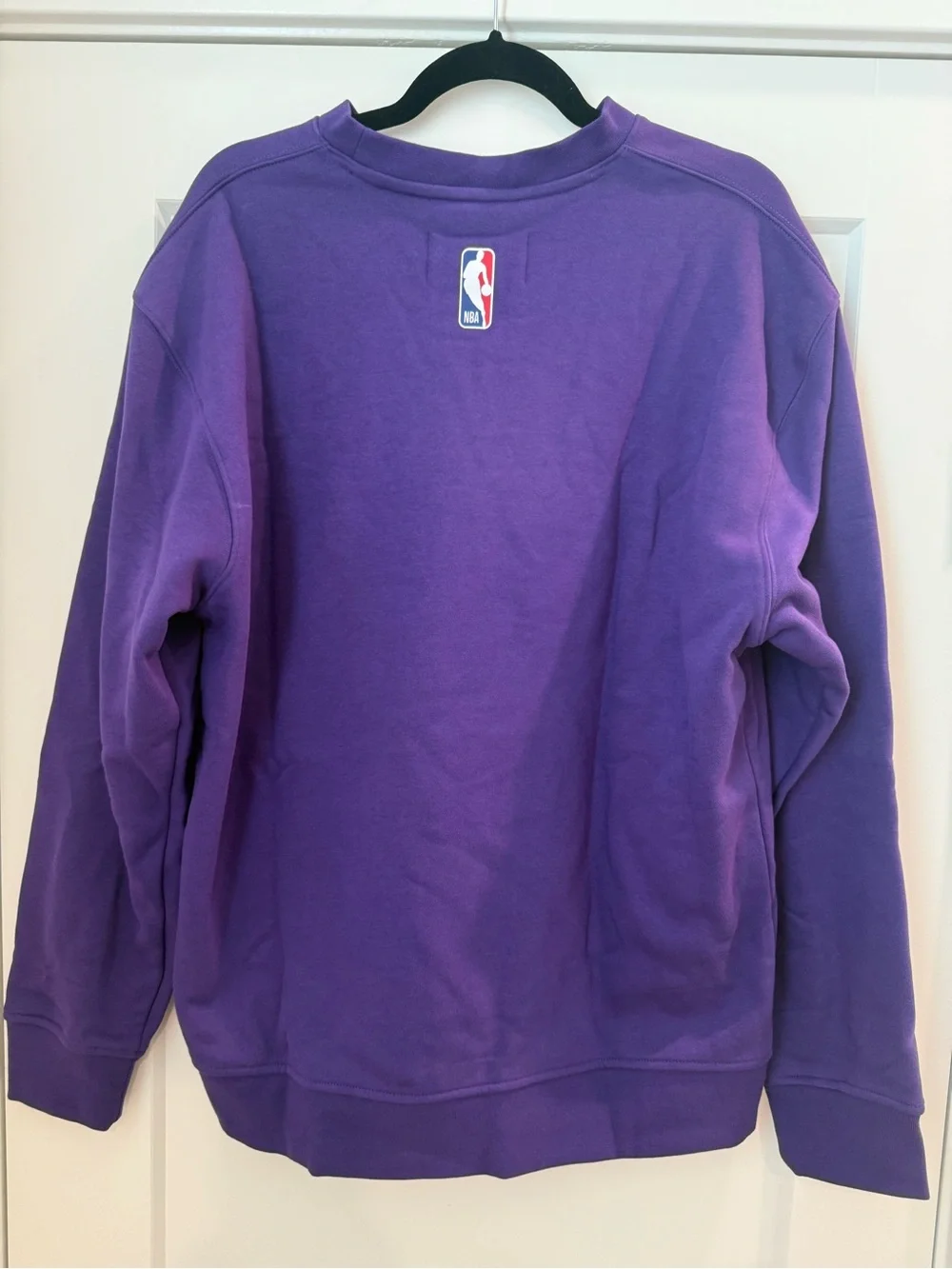 Jordan Men’s Purple Crewneck with White LA Lakers Graphic - NWT LARGE